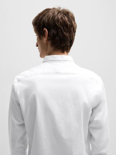 SLHREGRICK-OX SHIRT LS NOOS Weiß S