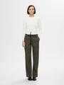 SLFMANJA LS O-NECK NOOS XL Slim Fit - Snow White