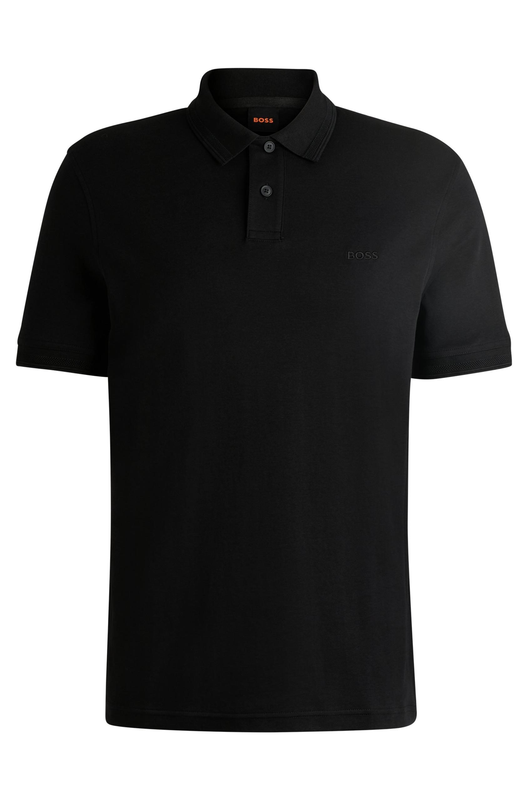 Pe_Interlock XXL regular fit - Black