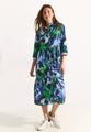 Midikleid mit Print M - Vanilla White