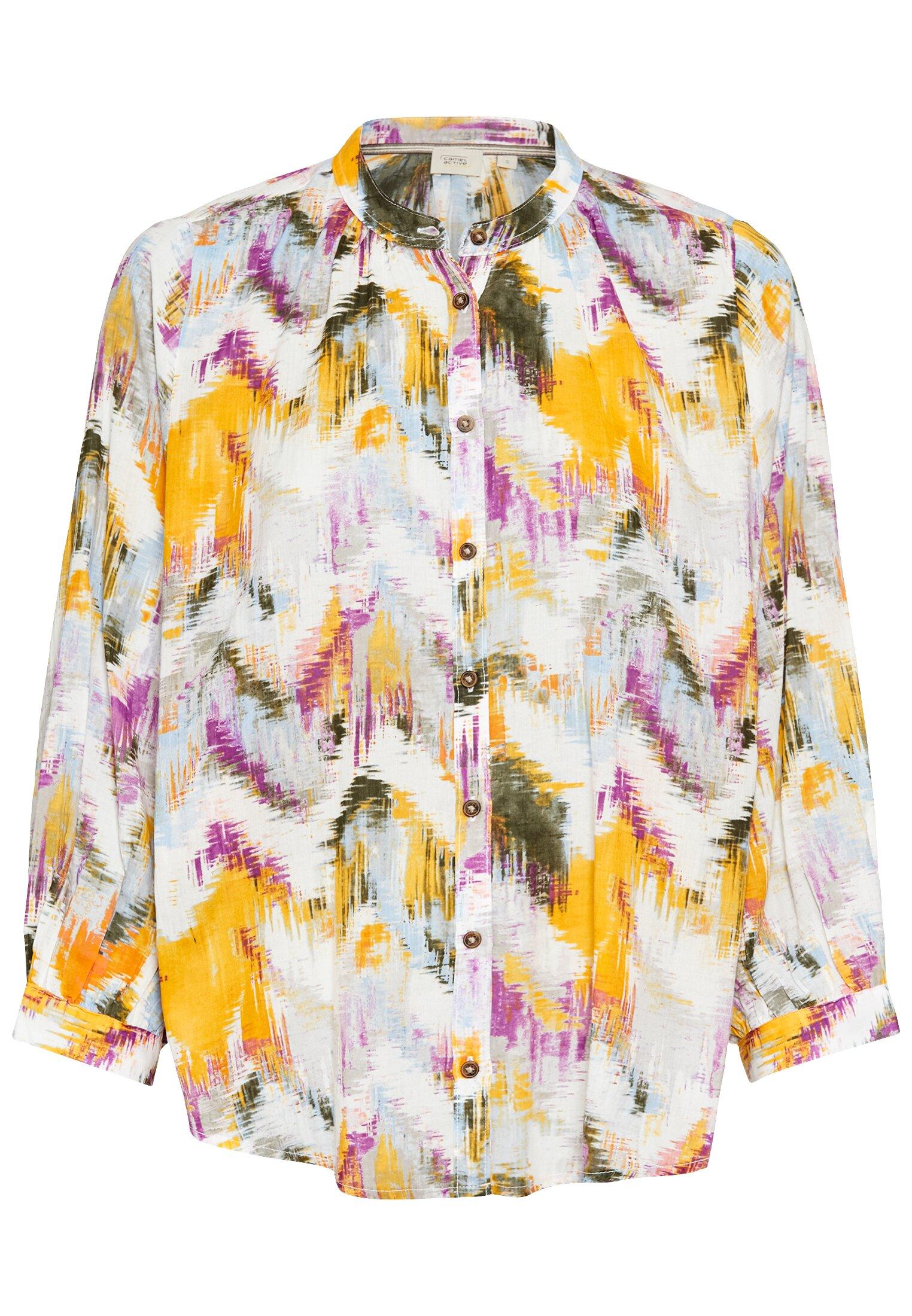 Bluse mit Allover-Print S Relaxed Fit - Aop
