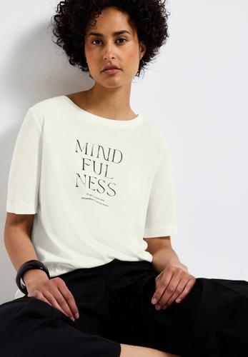 Softes Shirt mit Wording 38 - Off White
