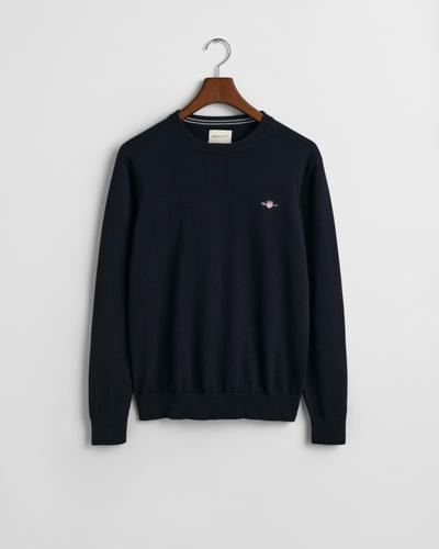 Klassischer Rundhalspullover aus Baumwolle XXXL - Evening Blue