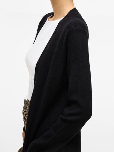 VIRIL OPEN L/S KNIT CARDIGAN - NOOS Schwarz XXL