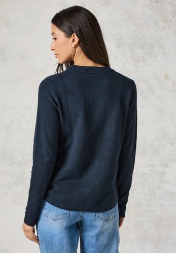 Kuscheliger Pullover S - Deep Petrol Melange