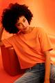 Sweatshirt mit Strasssteinen 42 - Aperitif