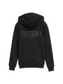 Hoodie Sweatshirt mit Rückenprint 152 Regular Fit - Heavy Black