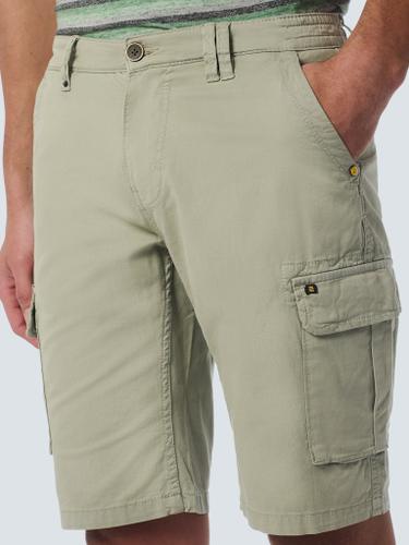 Short Cargo Garment Dyed + Stone Washed Stretch Grau 33