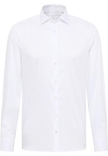Performance Shirt Twill-Stretch Langarm 44/Langarm - 67cm SLIM FIT - Weiß