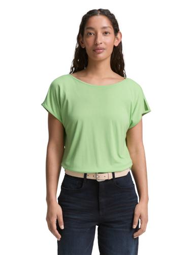 T-Shirt mit Cut-Outs XXL Regular Fit - Pistachio Green