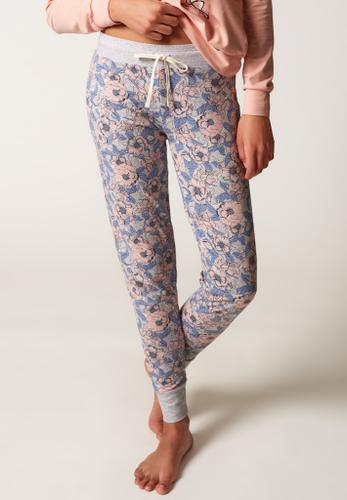 Skiny Damen Hose lang Night In Mix &amp; Match Grau 40