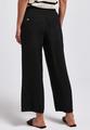 Wide Leg Hose Schwarz 44/7/8 Hosen