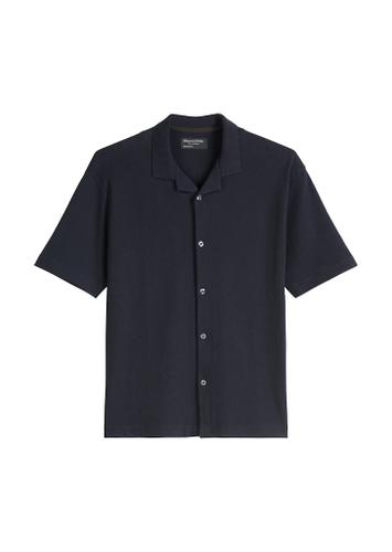 Kurzarm-Jerseyshirt regular M Regular Fit - Dark Navy