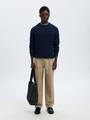 SLH220-LOOSE FINN FLEX PANTS NOOS XXL Locker geschnitten - Greige