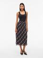 VIDALIANA KIKA HW MIDI PLISSE SKIRT/BFS 38 - Black Beauty