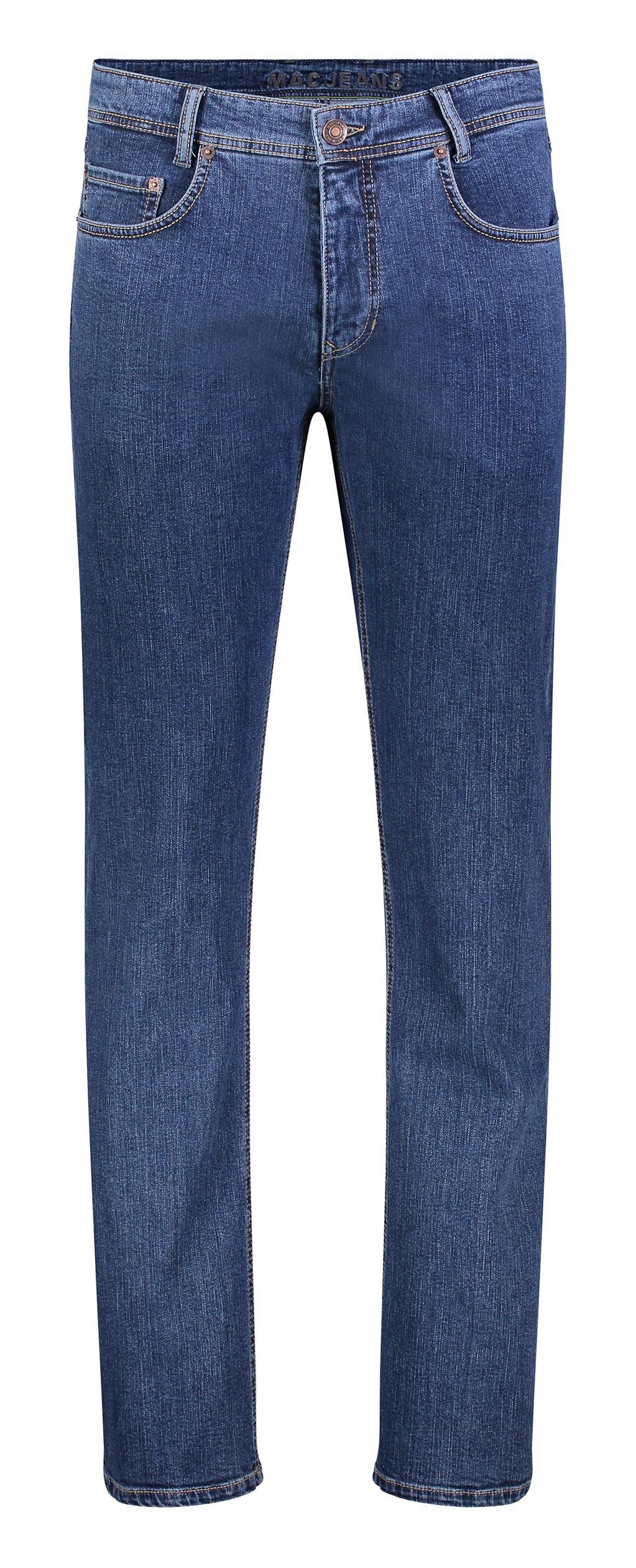 MAC JEANS - Arne, Recycled Denim 32/32 Modern Fit - Blau