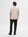 SLHASPEN SLUB SS O-NECK TEE NOOS Grau S
