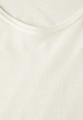 Basic T-Shirt in Unifarbe 36 - Off White