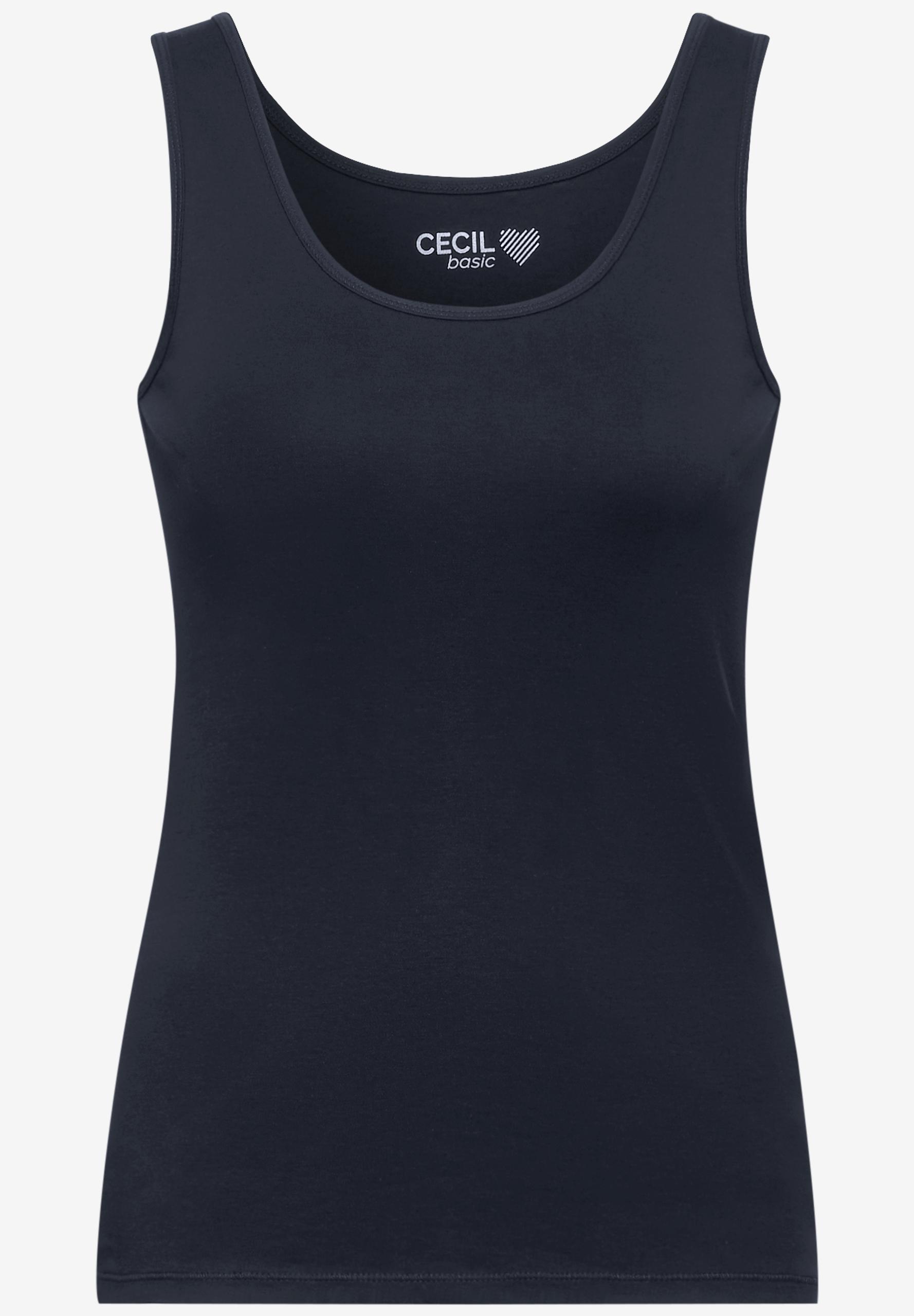 Top in Unifarbe L - Universal Blue