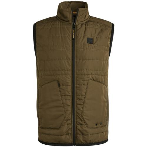 Bodywarmer interlock mix padded nylon Grün XL
