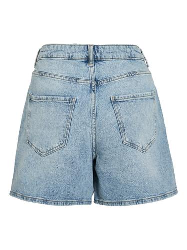 VIJAF HW DESTROY DENIM SHORTS 38 Locker geschnitten - Light Blue Denim