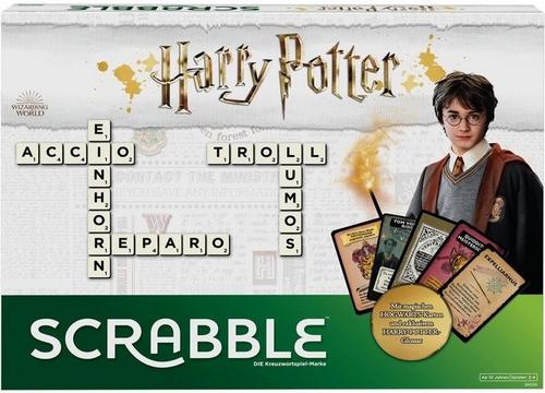 Mattel Games Scrabble Harry Potter, Gesellschaftsspiel, Brettspiel, Familienspiel
