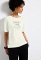 Softes Shirt mit Wording 40 - Off White