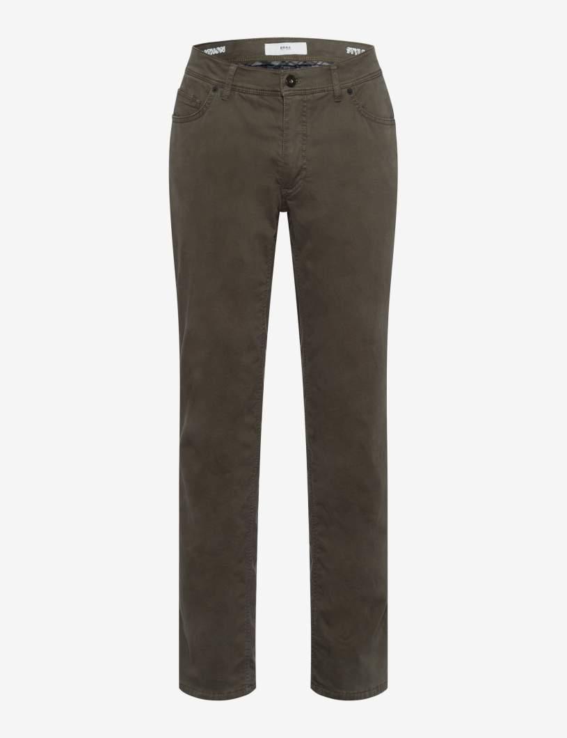Style Cadiz Tt 35/30 Five-Pocket-Hose, Gepflegte Hose, Normale Leibhöhe, Gerader Schnitt, Straight Fit - Olive
