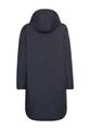 Wasserabweisender Parka mit einem Zwei-Wege Reißverschluss 40 Oversized Fit - Navy