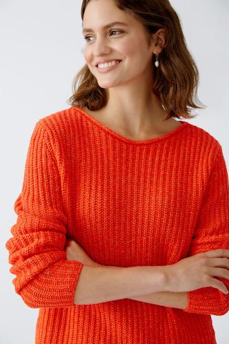NAOLIN Pullover Baumwollmischung Orange 46