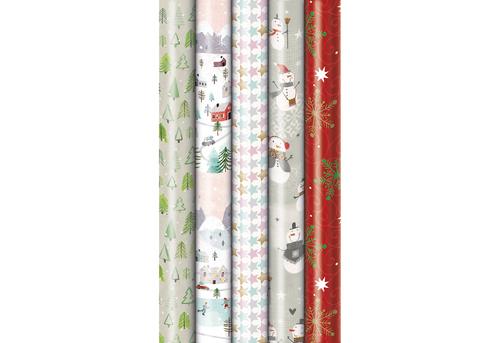 Weihnachts-Geschenkpapier-Röllchen 'Pure Green'