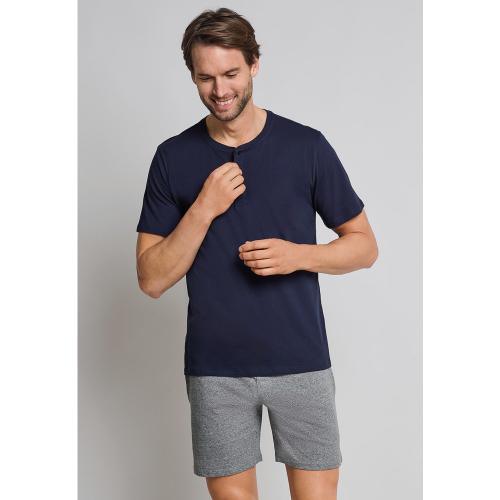 T-shirt Knopfleiste 48 - Dunkelblau