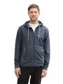 Ultralight Sweatjacke mit Kapuze XXXL Regular Fit - Blueish Grey