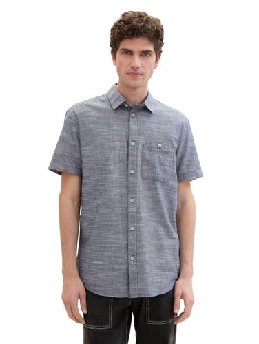 Hemd aus Baumwolle M Regular Fit - Navy Chambray