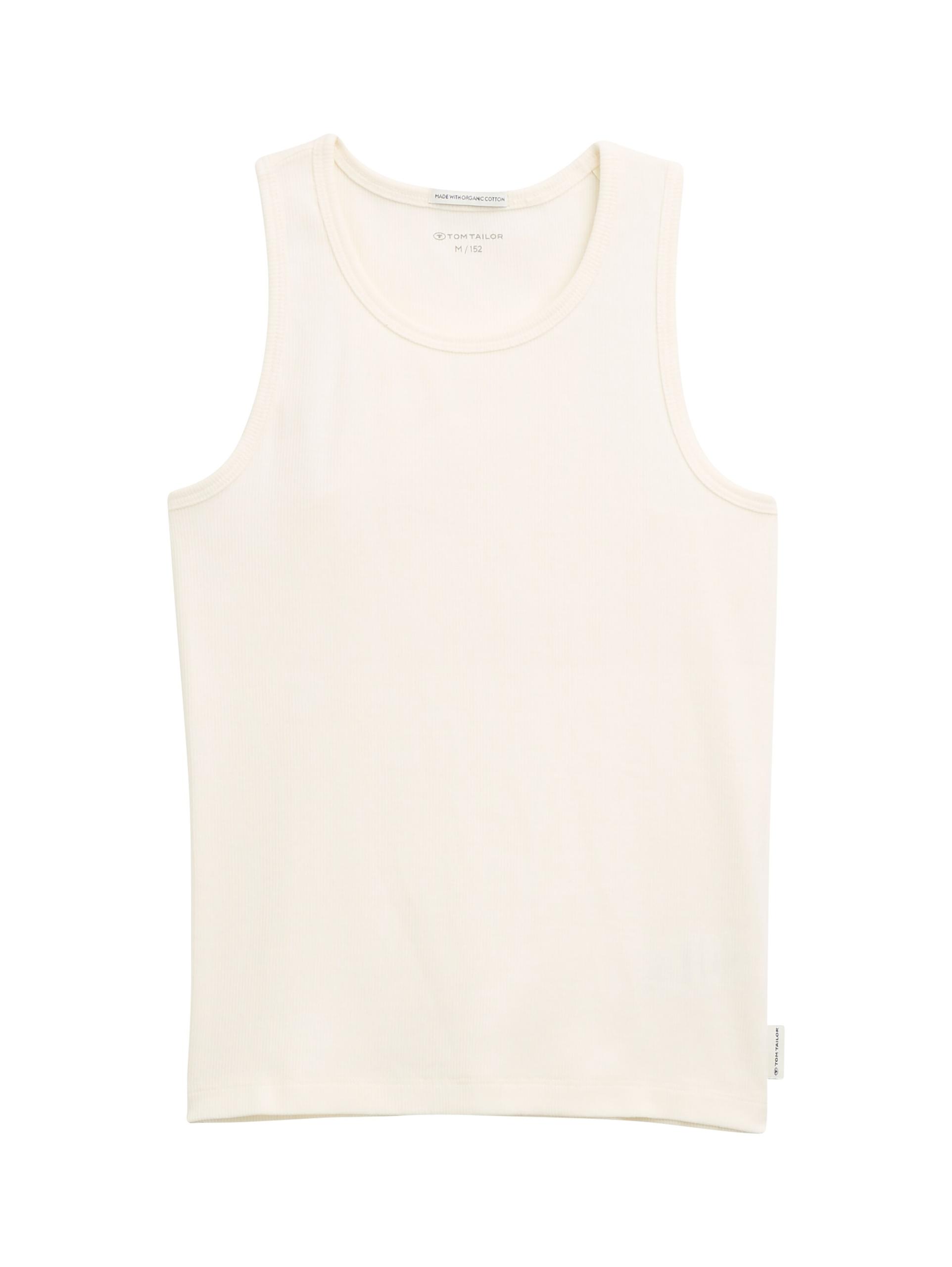 Basic Ripp Top 152 Slim Fit - Wool White