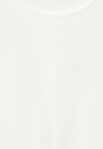 Shirt mit Rundhals L - Vanilla White