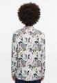 Bluse Viskose Langarm Grau 44/Langarm