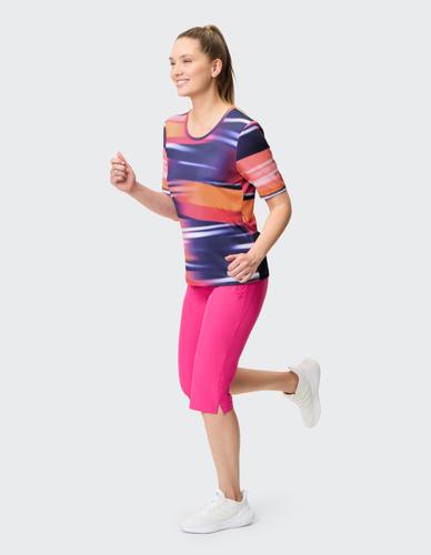DOMINIQUE T-Shirt 48 - Fuchsia Red Print