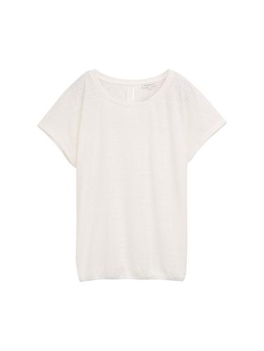 Loose Fit Ajour T-Shirt XL Loose Fit - Whisper White