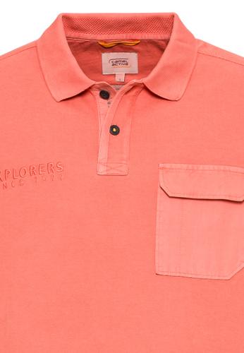 Piqué Poloshirt aus zertifiziertem Organic Cotton XXL Regular Fit - Faded Red
