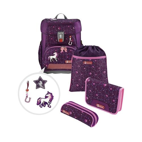 Step by Step 5-tlg. Schulranzenset Limited Edition Cloud 19 Liter Lila|Schwarz