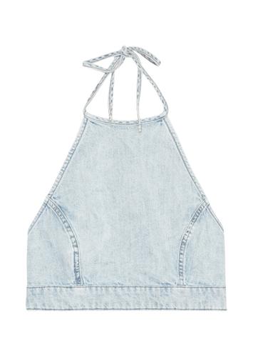 Neckholdertop slim S - Light Blue_multi_01