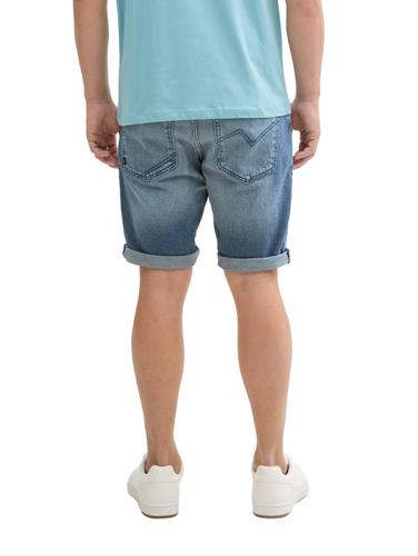 TTPIERS SLIM Jeans Shorts mit Stretch XXL Slim Fit - Mid Stone Blue Grey Denim