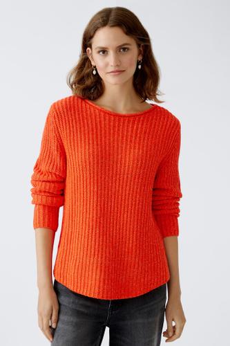 NAOLIN Pullover Baumwollmischung Orange 46