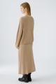 Pullover Wollmischung Braun 34