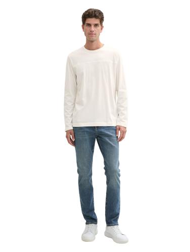 Langarmshirt mit Bio-Baumwolle XL Regular Fit - Off White