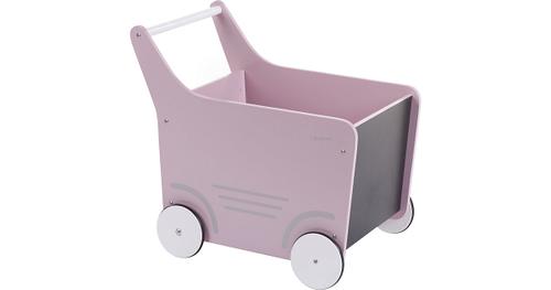 Holz-Puppenwagen Stroller, Holz, rosa