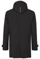 Herrenmantel Popeline 56 Modern Fit - Schwarz