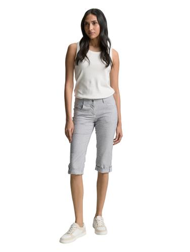 Tapered Relaxed Capri Hose 46 Tapered Fit - Delicate Navy White Stripe