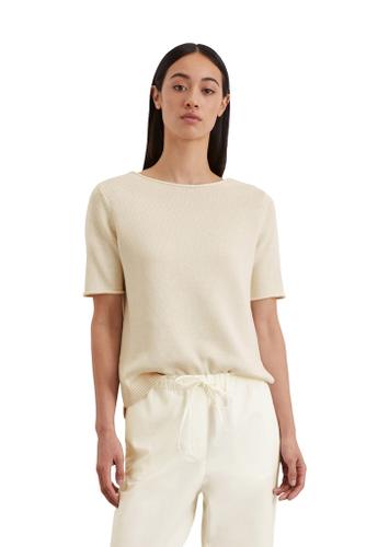 Kurzarm-Pullover regular S Regular Fit - Natural Cotton